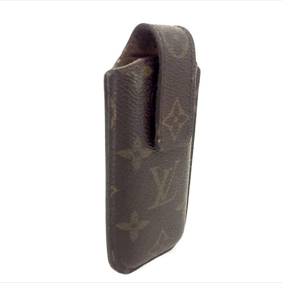 LOUIS VUITTON MONOGRAM ETUI TELEPHONE JAPAN CELL PHONE CASE/1A4142 - Picture 2 of 9